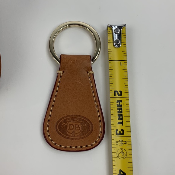 Dooney & Bourke Wristlet and Keychain Set Navy blue & Gold - Picture 9 of 10